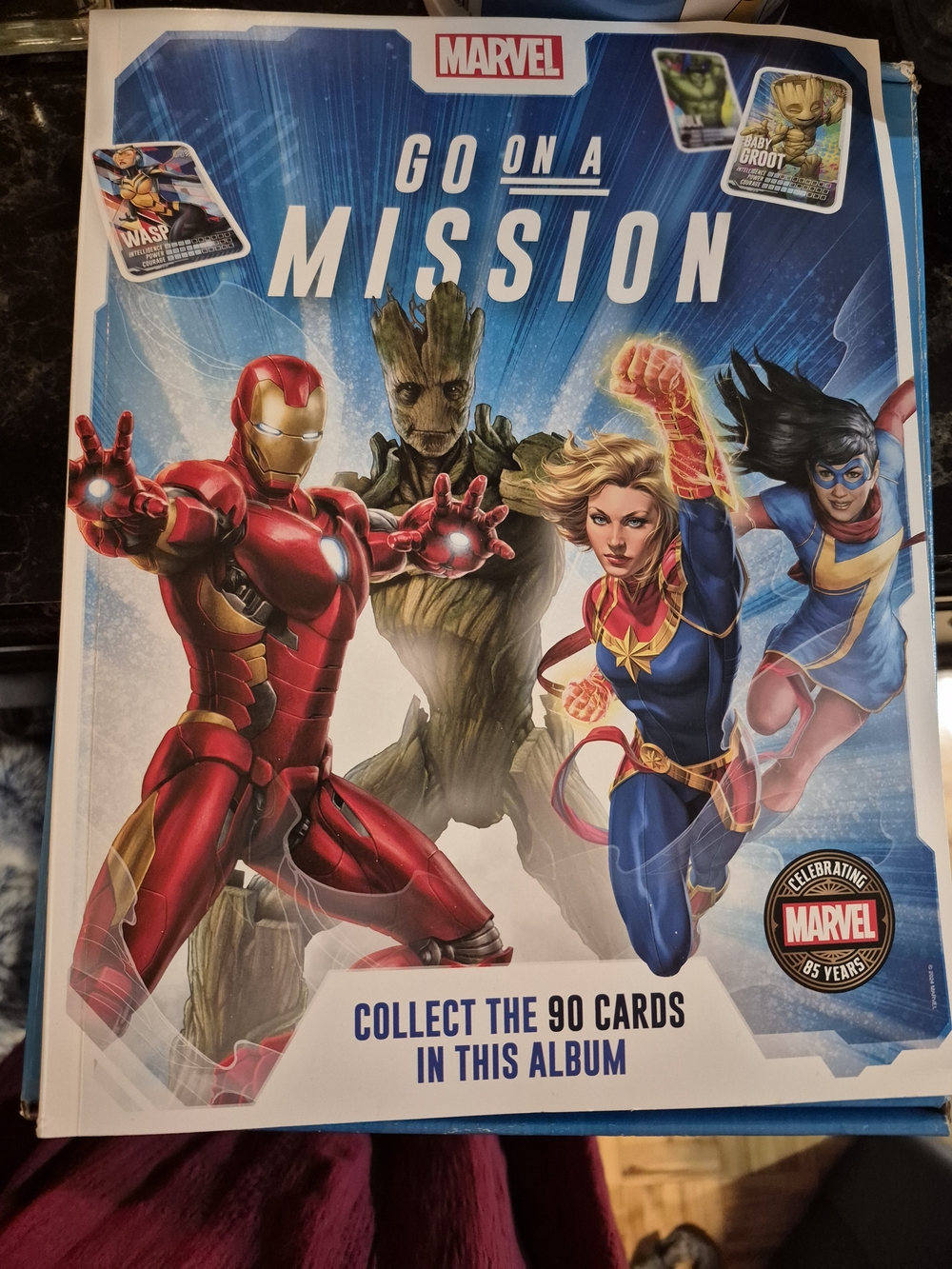 2024 Marvel Trading Card Album - COMPLETE SET With All 90 Cards